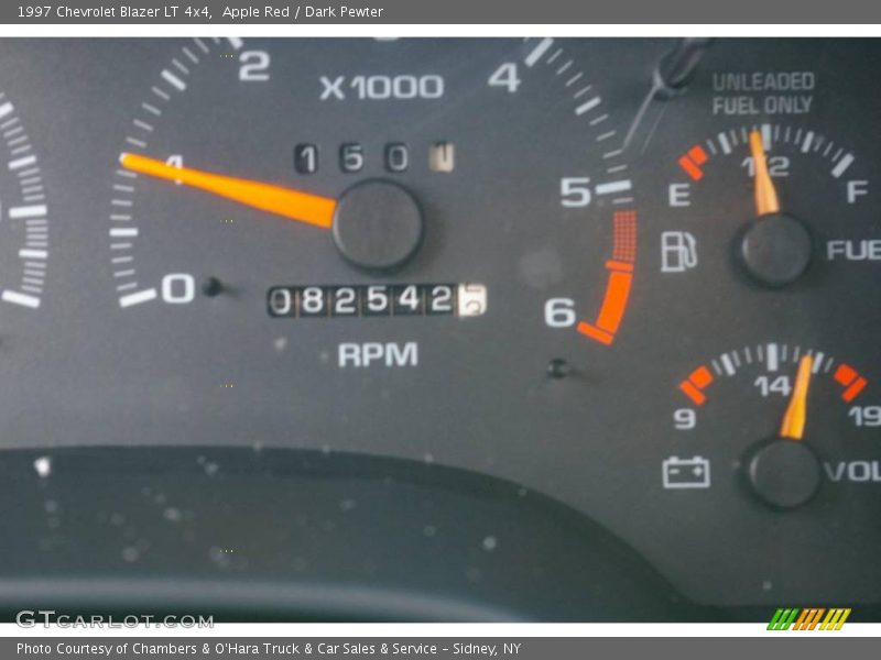 Apple Red / Dark Pewter 1997 Chevrolet Blazer LT 4x4