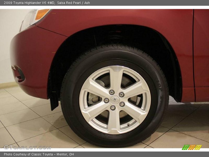 Salsa Red Pearl / Ash 2009 Toyota Highlander V6 4WD