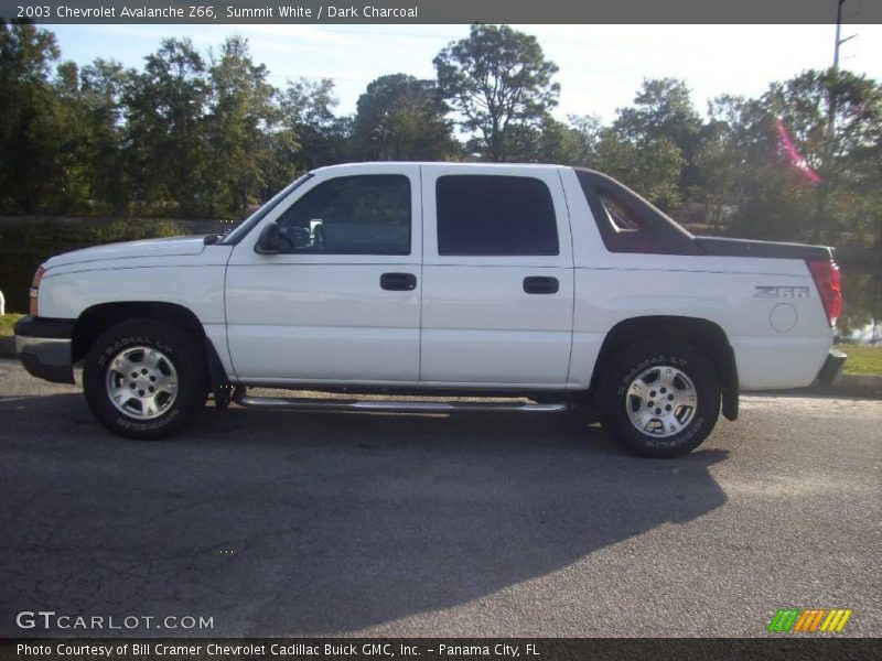 Summit White / Dark Charcoal 2003 Chevrolet Avalanche Z66