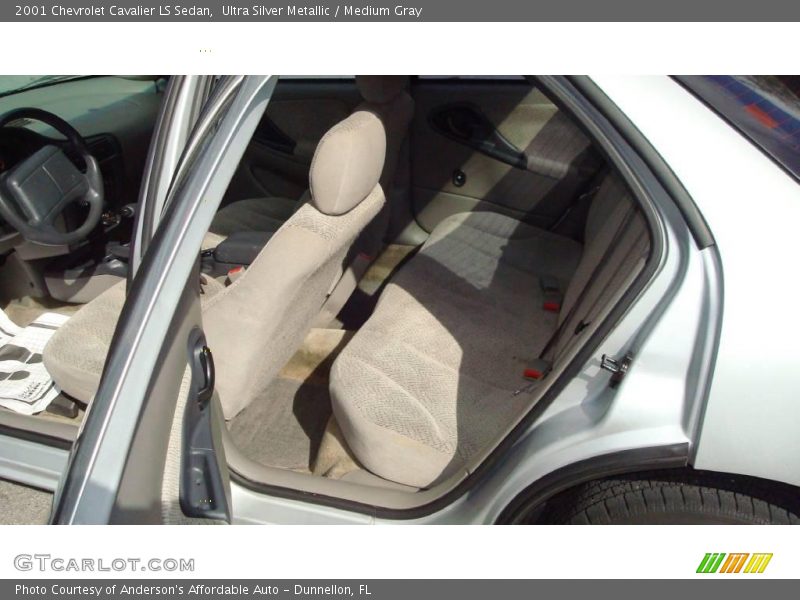 Ultra Silver Metallic / Medium Gray 2001 Chevrolet Cavalier LS Sedan