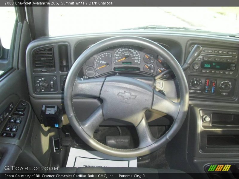 Summit White / Dark Charcoal 2003 Chevrolet Avalanche Z66