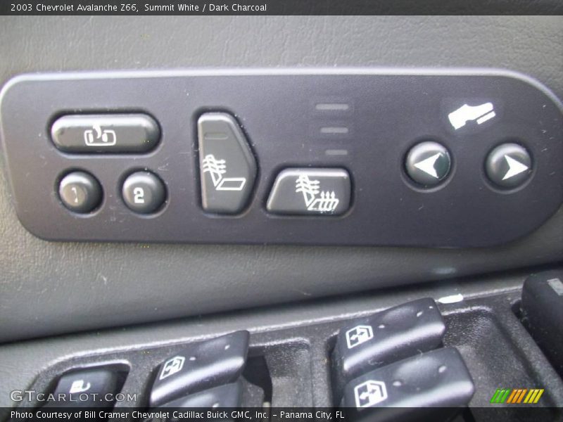 Summit White / Dark Charcoal 2003 Chevrolet Avalanche Z66