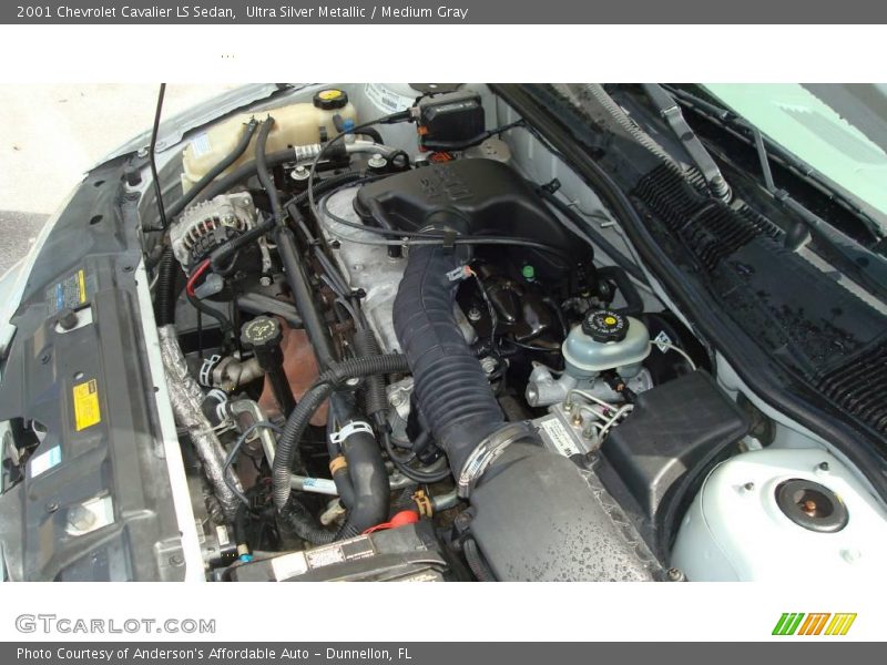 Ultra Silver Metallic / Medium Gray 2001 Chevrolet Cavalier LS Sedan