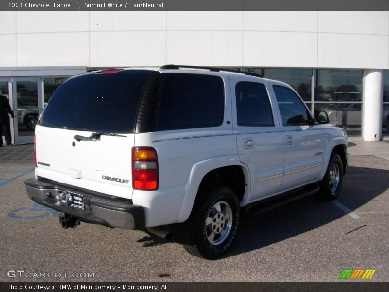 Summit White / Tan/Neutral 2003 Chevrolet Tahoe LT