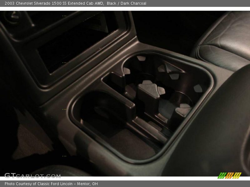 Black / Dark Charcoal 2003 Chevrolet Silverado 1500 SS Extended Cab AWD