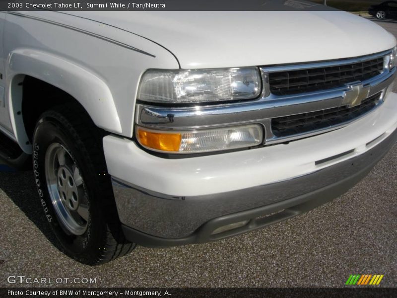 Summit White / Tan/Neutral 2003 Chevrolet Tahoe LT