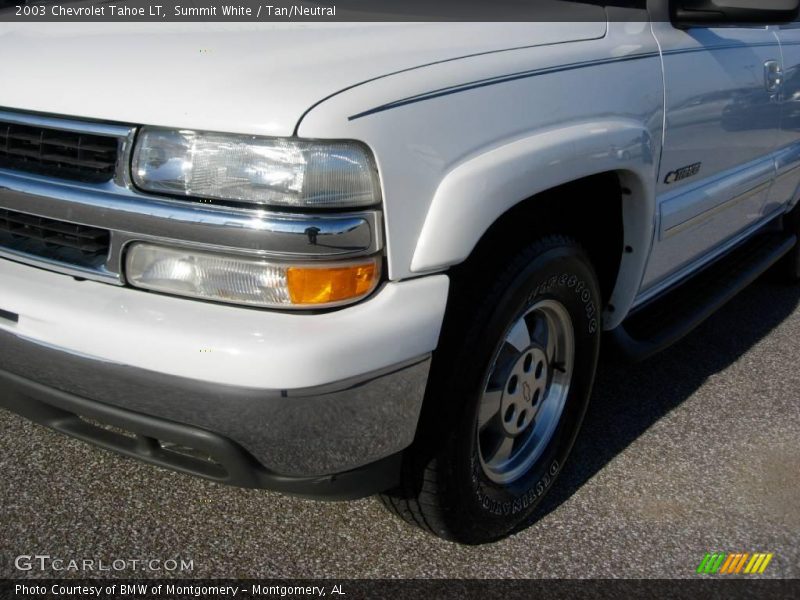Summit White / Tan/Neutral 2003 Chevrolet Tahoe LT