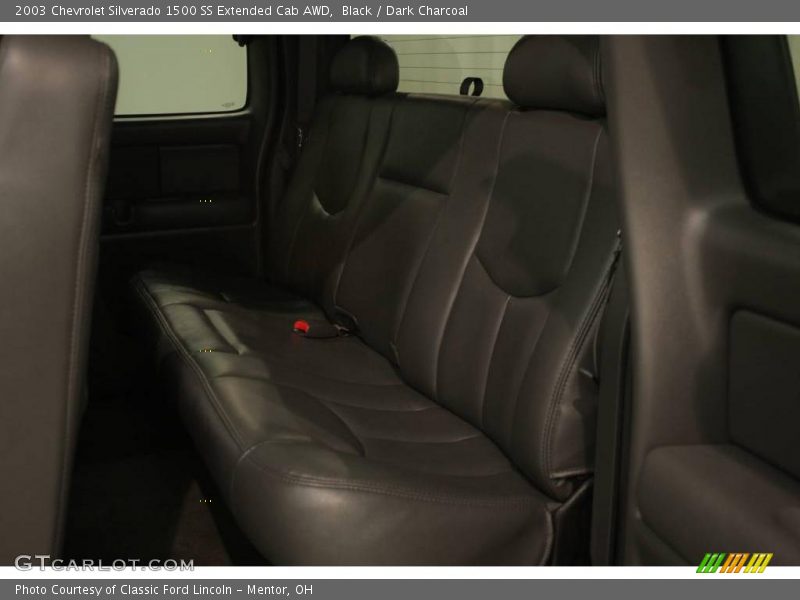 Black / Dark Charcoal 2003 Chevrolet Silverado 1500 SS Extended Cab AWD