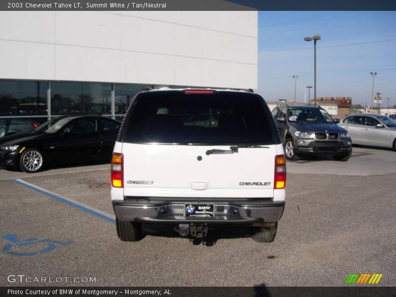 Summit White / Tan/Neutral 2003 Chevrolet Tahoe LT