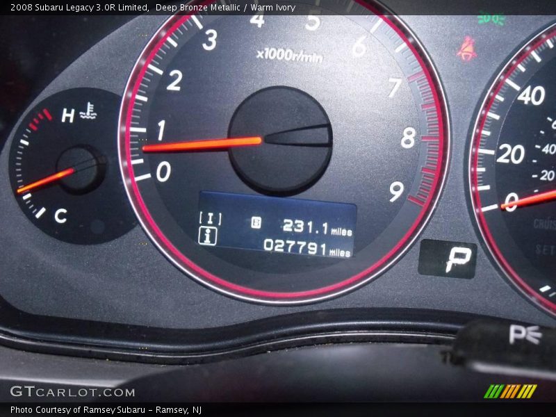 Deep Bronze Metallic / Warm Ivory 2008 Subaru Legacy 3.0R Limited