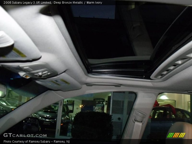 Deep Bronze Metallic / Warm Ivory 2008 Subaru Legacy 3.0R Limited