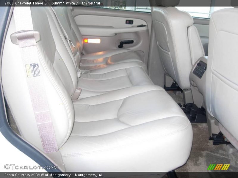 Summit White / Tan/Neutral 2003 Chevrolet Tahoe LT