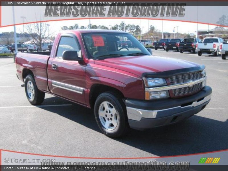 Sport Red Metallic / Tan 2005 Chevrolet Silverado 1500 LS Regular Cab