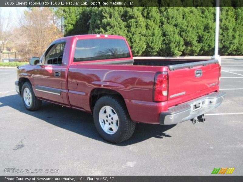 Sport Red Metallic / Tan 2005 Chevrolet Silverado 1500 LS Regular Cab