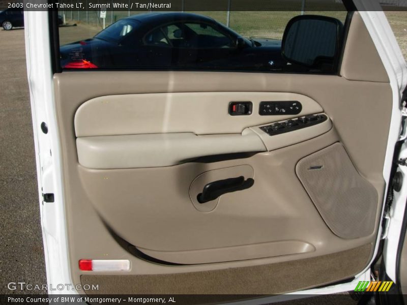 Summit White / Tan/Neutral 2003 Chevrolet Tahoe LT