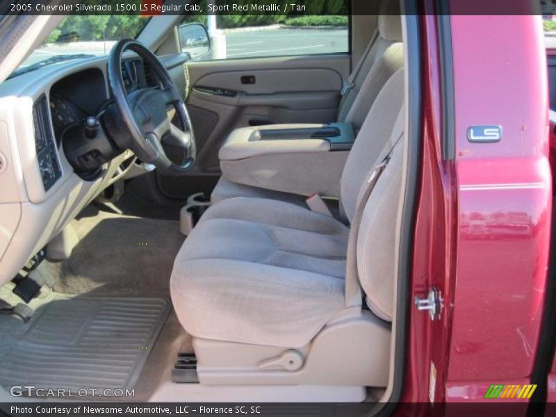 Sport Red Metallic / Tan 2005 Chevrolet Silverado 1500 LS Regular Cab