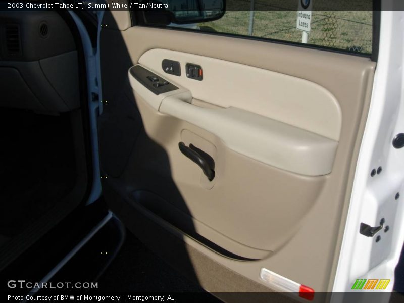 Summit White / Tan/Neutral 2003 Chevrolet Tahoe LT