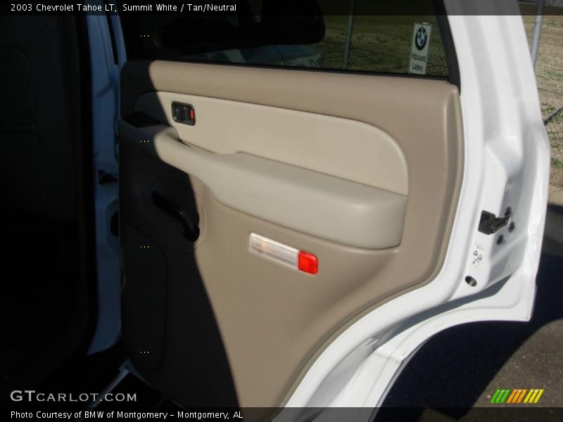 Summit White / Tan/Neutral 2003 Chevrolet Tahoe LT