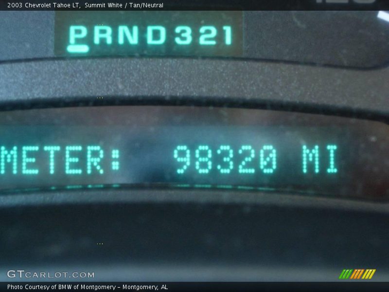 Summit White / Tan/Neutral 2003 Chevrolet Tahoe LT
