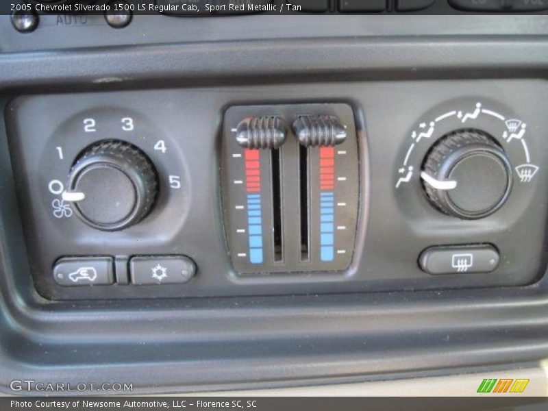 Sport Red Metallic / Tan 2005 Chevrolet Silverado 1500 LS Regular Cab