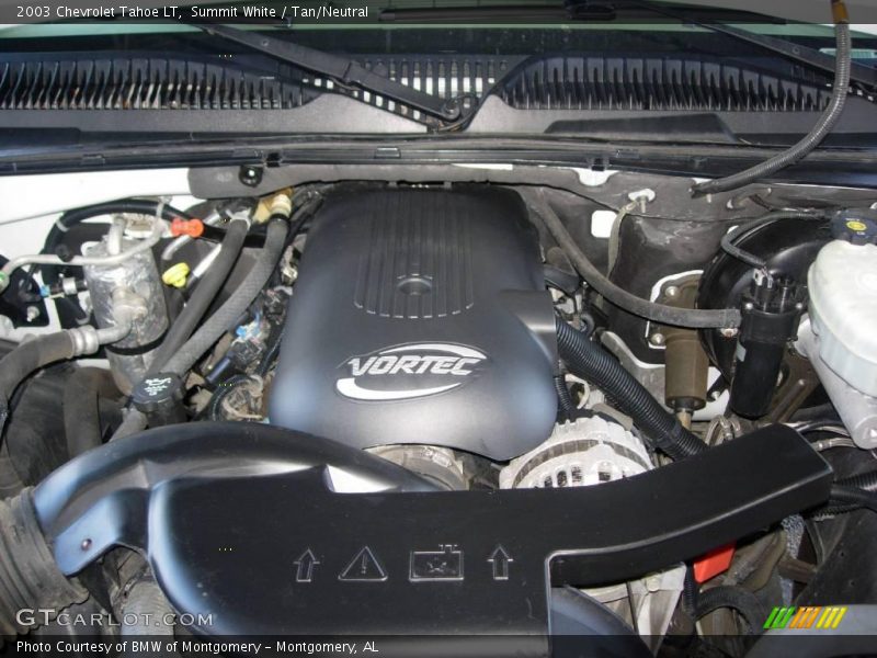 Summit White / Tan/Neutral 2003 Chevrolet Tahoe LT