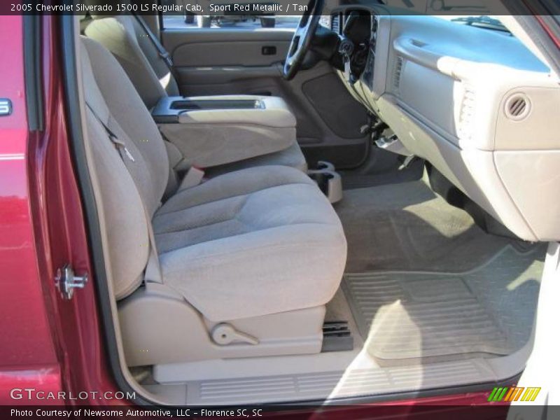 Sport Red Metallic / Tan 2005 Chevrolet Silverado 1500 LS Regular Cab