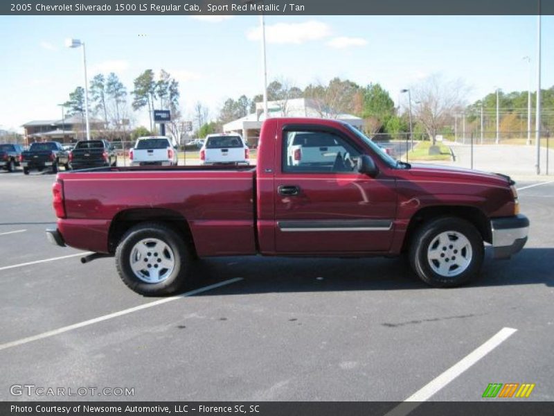 Sport Red Metallic / Tan 2005 Chevrolet Silverado 1500 LS Regular Cab