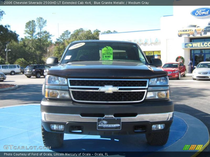 Blue Granite Metallic / Medium Gray 2006 Chevrolet Silverado 2500HD LT Extended Cab 4x4