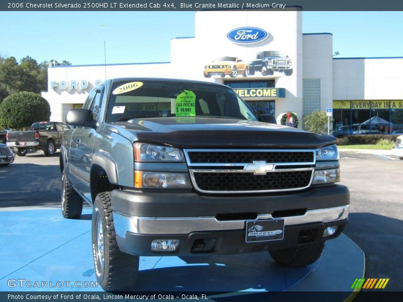 Blue Granite Metallic / Medium Gray 2006 Chevrolet Silverado 2500HD LT Extended Cab 4x4