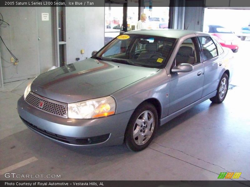 Ice Blue / Tan 2005 Saturn L Series L300 Sedan