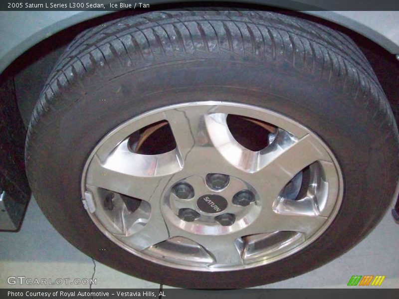 Ice Blue / Tan 2005 Saturn L Series L300 Sedan