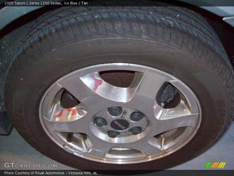 Ice Blue / Tan 2005 Saturn L Series L300 Sedan