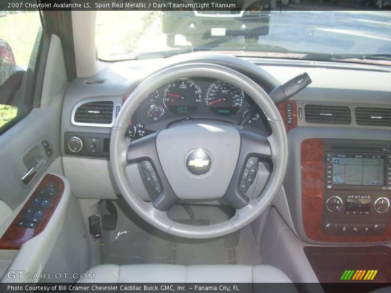 Sport Red Metallic / Dark Titanium/Light Titanium 2007 Chevrolet Avalanche LS