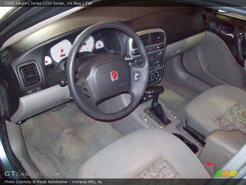 Ice Blue / Tan 2005 Saturn L Series L300 Sedan