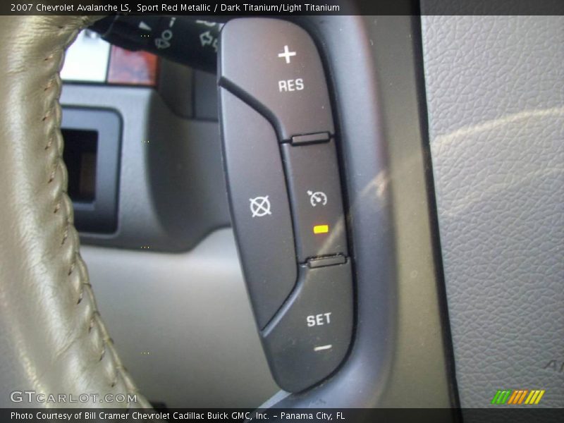 Sport Red Metallic / Dark Titanium/Light Titanium 2007 Chevrolet Avalanche LS
