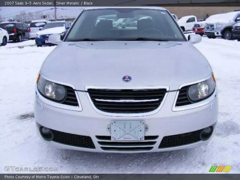 Silver Metallic / Black 2007 Saab 9-5 Aero Sedan