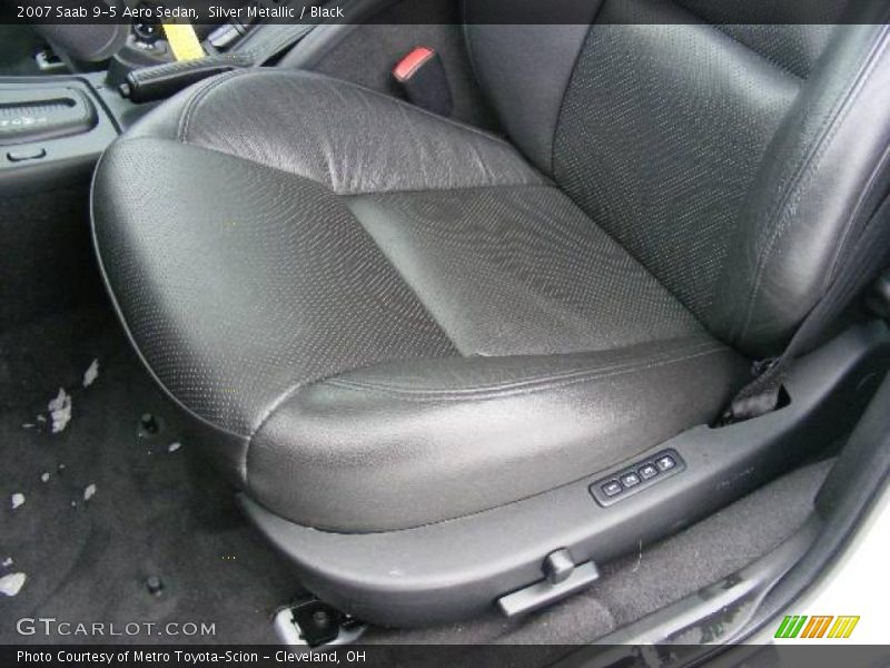 Silver Metallic / Black 2007 Saab 9-5 Aero Sedan