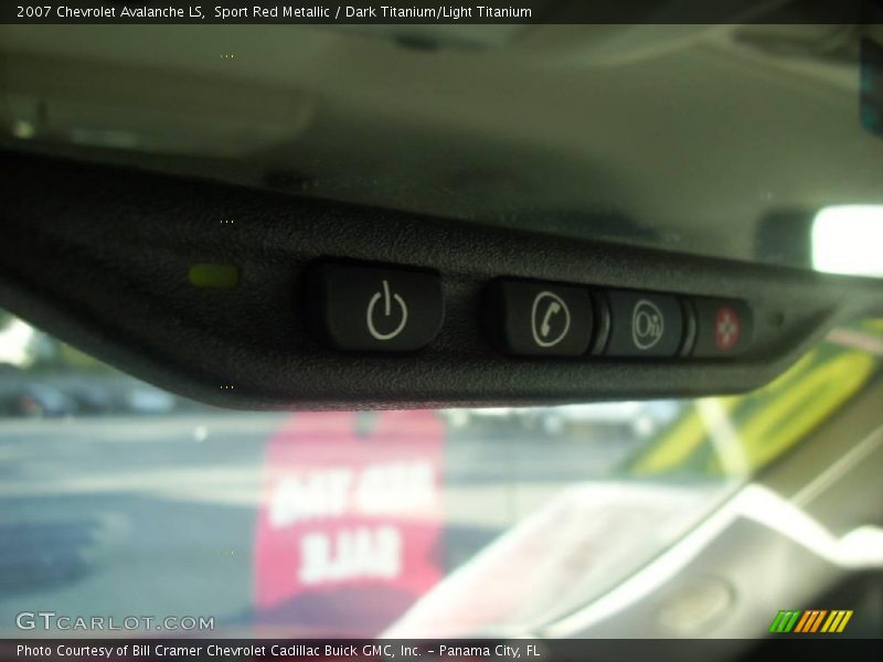 Sport Red Metallic / Dark Titanium/Light Titanium 2007 Chevrolet Avalanche LS