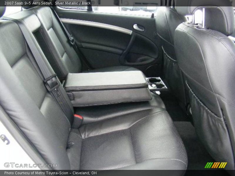 Silver Metallic / Black 2007 Saab 9-5 Aero Sedan