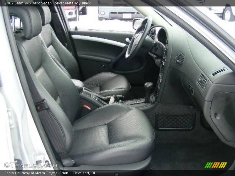 Silver Metallic / Black 2007 Saab 9-5 Aero Sedan