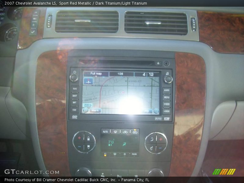Sport Red Metallic / Dark Titanium/Light Titanium 2007 Chevrolet Avalanche LS