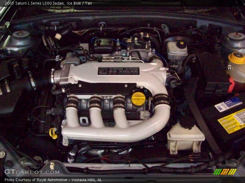 Ice Blue / Tan 2005 Saturn L Series L300 Sedan