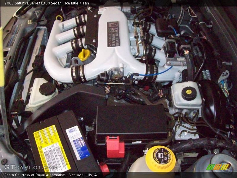 Ice Blue / Tan 2005 Saturn L Series L300 Sedan