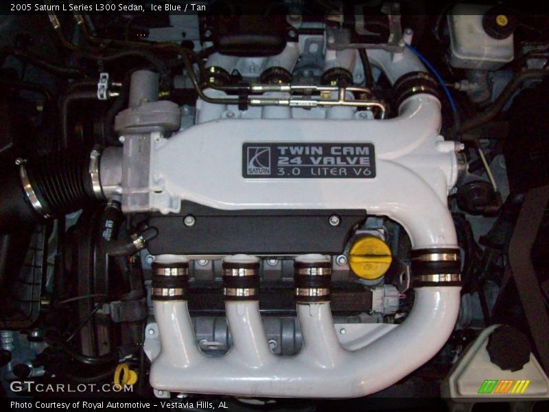 Ice Blue / Tan 2005 Saturn L Series L300 Sedan
