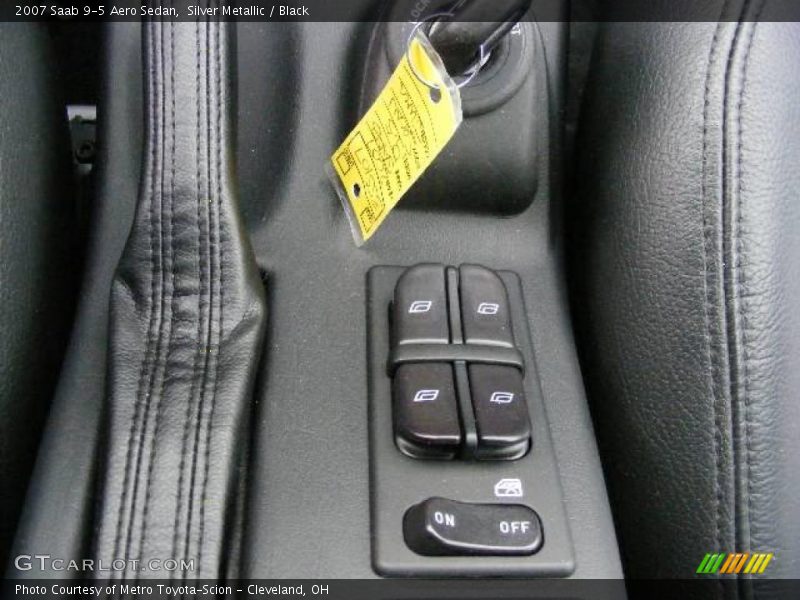Silver Metallic / Black 2007 Saab 9-5 Aero Sedan