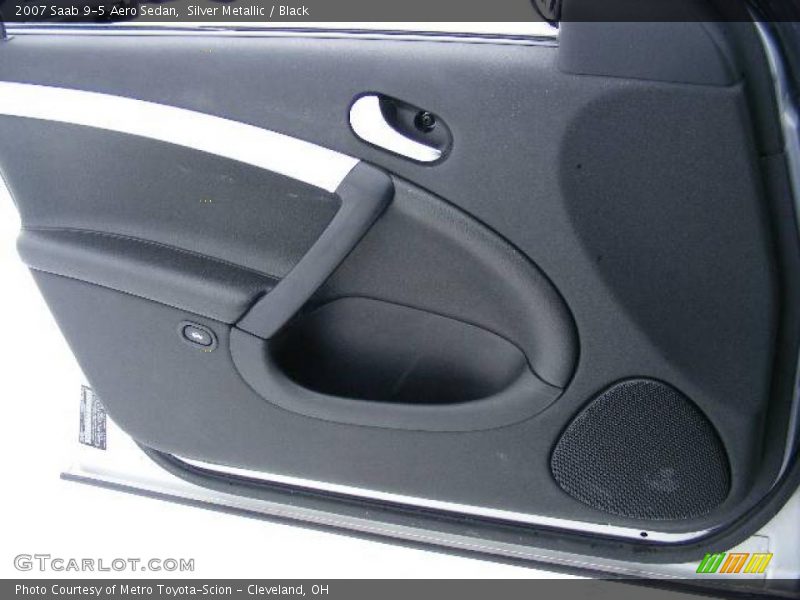 Silver Metallic / Black 2007 Saab 9-5 Aero Sedan