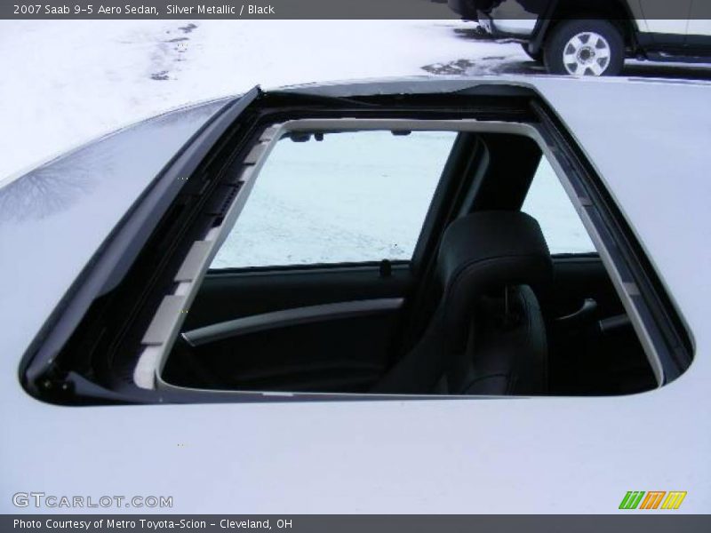Silver Metallic / Black 2007 Saab 9-5 Aero Sedan