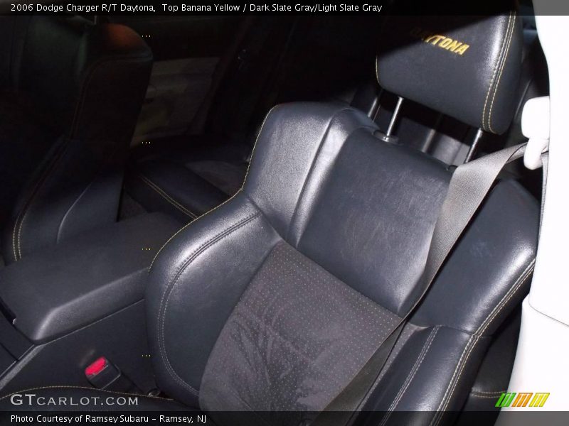 Top Banana Yellow / Dark Slate Gray/Light Slate Gray 2006 Dodge Charger R/T Daytona