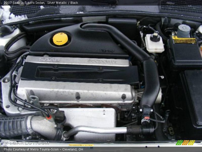 Silver Metallic / Black 2007 Saab 9-5 Aero Sedan