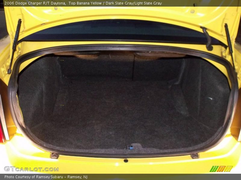 Top Banana Yellow / Dark Slate Gray/Light Slate Gray 2006 Dodge Charger R/T Daytona